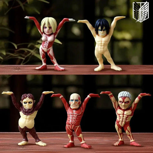  Attack On Titan Figures Pen Holder Set Bandai Kawaii -  ToylandEU™
