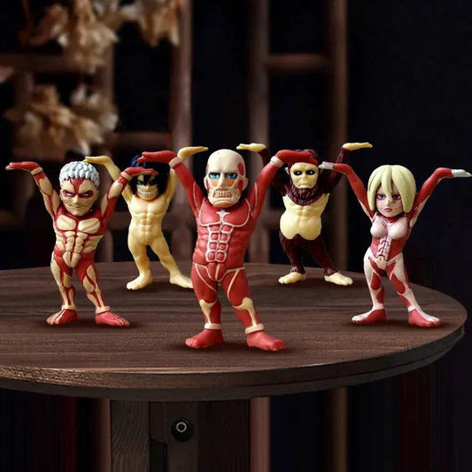  Attack On Titan Figures Pen Holder Set Bandai Kawaii -  ToylandEU™