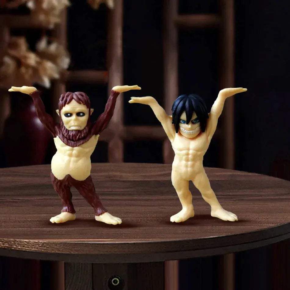 Attack On Titan Figures Penholder Set Kawaii Anime Toys - ToylandEU