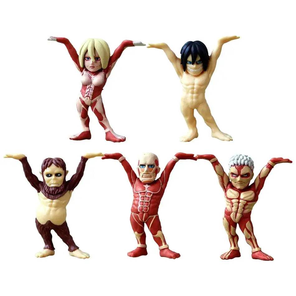 Attack On Titan Figures Penholder Set Kawaii Anime Toys - ToylandEU