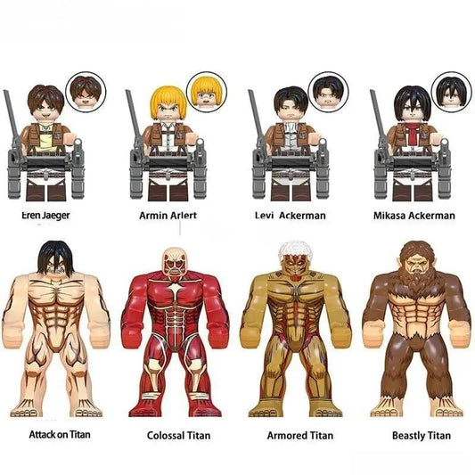  Attack On Titan Lego Minifigures Set 8 Piece Display -  ToylandEU™