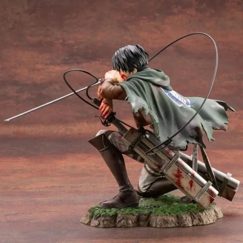  Attack On Titan Levi Ackerman Battle Damaged Figure Pro -  ToylandEU™