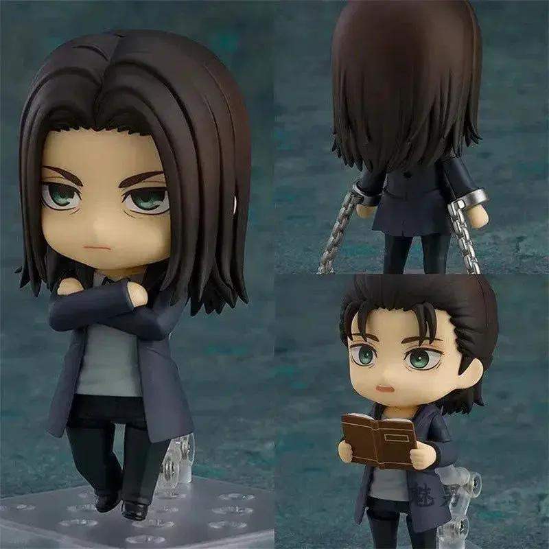 Attack on Titans Chibi Cute Kawaii Anime Figures, Mikasa, Eren, Levi Ackerman, Erwin Smith, Hange Zoe, Reiner Braun Action Figurines PVC Toys Model 10 cm - ToylandEU