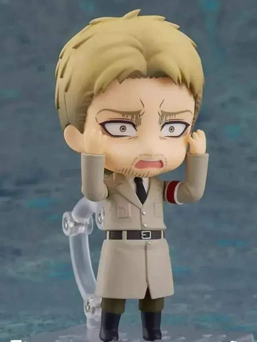 Attack on Titans Chibi Cute Kawaii Anime Figures, Mikasa, Eren, Levi Ackerman, Erwin Smith, Hange Zoe, Reiner Braun Action Figurines PVC Toys Model 10 cm - ToylandEU