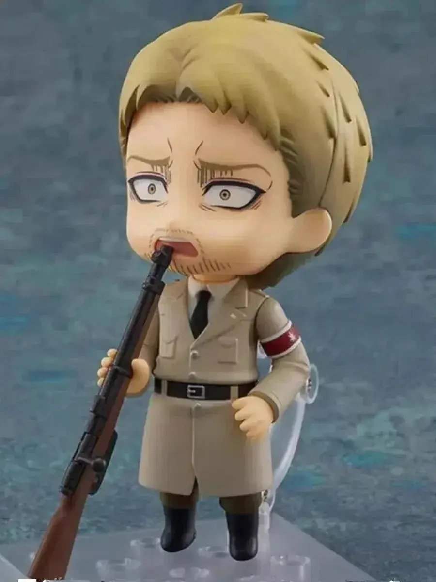 Attack on Titans Chibi Cute Kawaii Anime Figures, Mikasa, Eren, Levi Ackerman, Erwin Smith, Hange Zoe, Reiner Braun Action Figurines PVC Toys Model 10 cm - ToylandEU