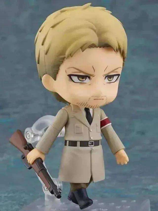Attack on Titans Chibi Cute Kawaii Anime Figures, Mikasa, Eren, Levi Ackerman, Erwin Smith, Hange Zoe, Reiner Braun Action Figurines PVC Toys Model 10 cm - ToylandEU