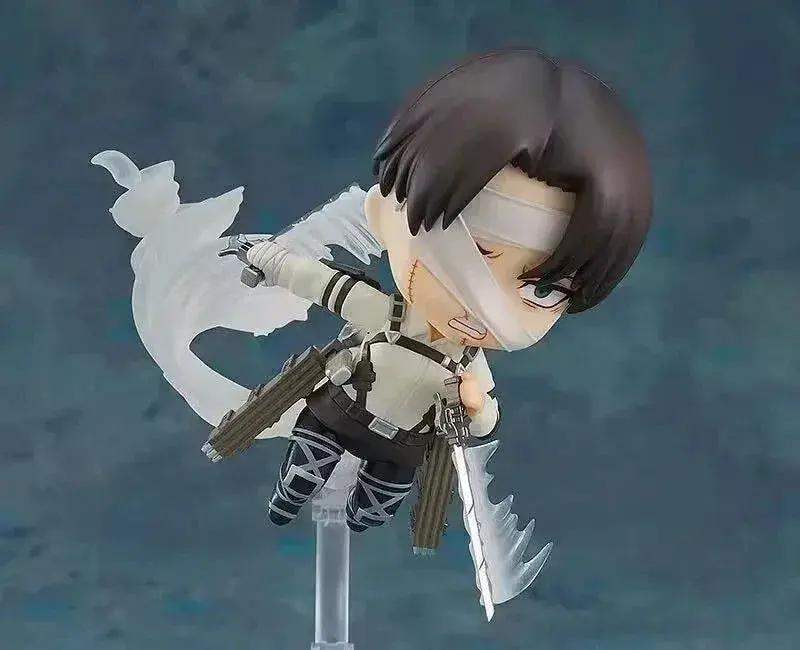 Attack on Titans Chibi Cute Kawaii Anime Figures, Mikasa, Eren, Levi Ackerman, Erwin Smith, Hange Zoe, Reiner Braun Action Figurines PVC Toys Model 10 cm - ToylandEU