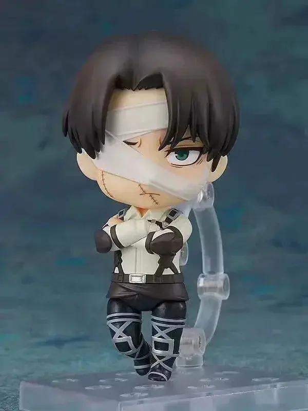 Attack on Titans Chibi Cute Kawaii Anime Figures, Mikasa, Eren, Levi Ackerman, Erwin Smith, Hange Zoe, Reiner Braun Action Figurines PVC Toys Model 10 cm - ToylandEU