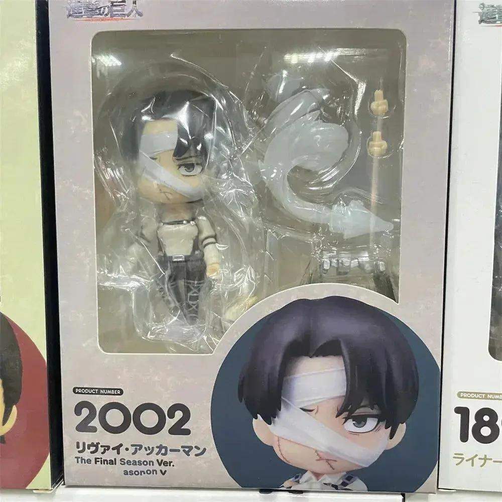 Attack on Titans Chibi Cute Kawaii Anime Figures, Mikasa, Eren, Levi Ackerman, Erwin Smith, Hange Zoe, Reiner Braun Action Figurines PVC Toys Model 10 cm - ToylandEU