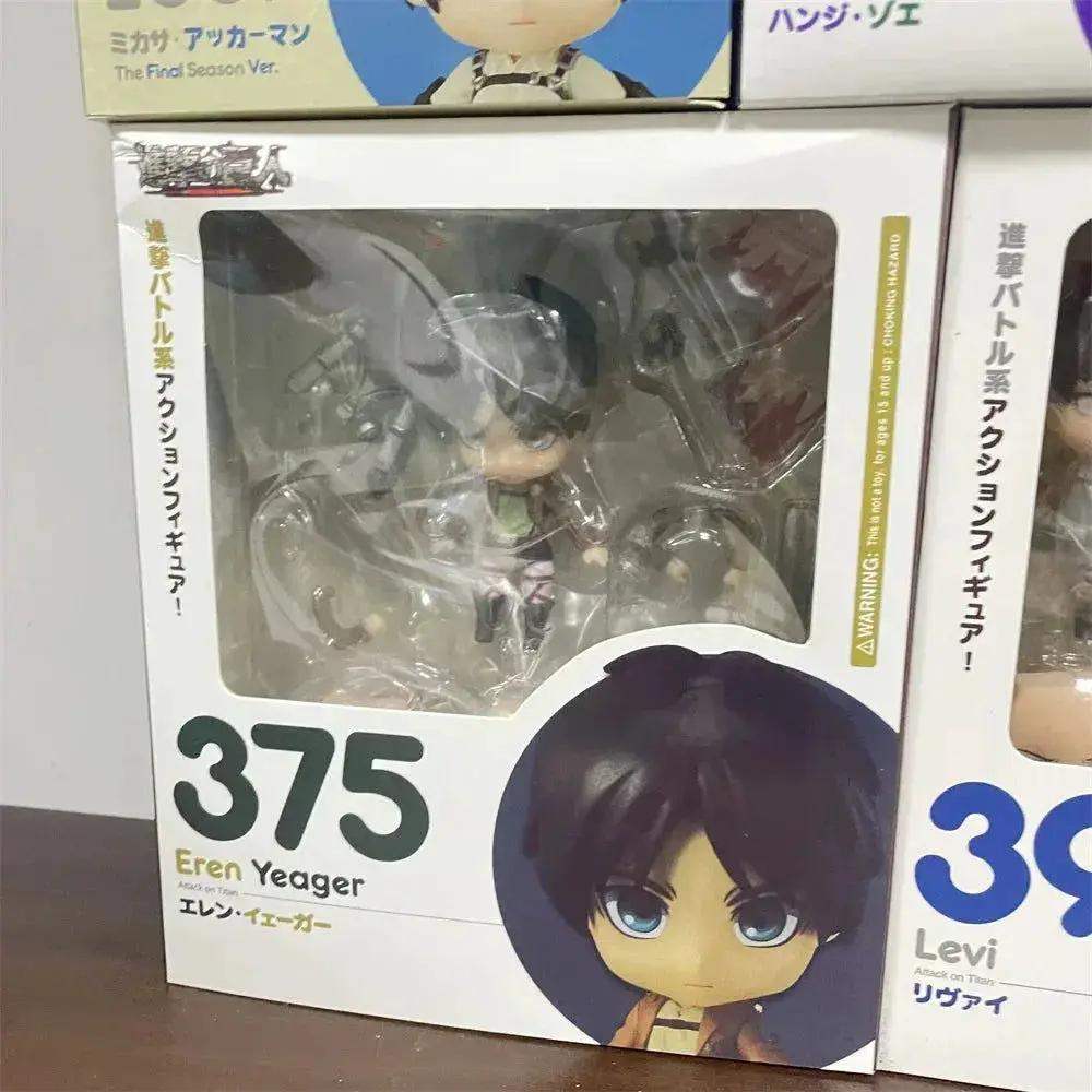 Attack on Titans Chibi Cute Kawaii Anime Figures, Mikasa, Eren, Levi Ackerman, Erwin Smith, Hange Zoe, Reiner Braun Action Figurines PVC Toys Model 10 cm - ToylandEU