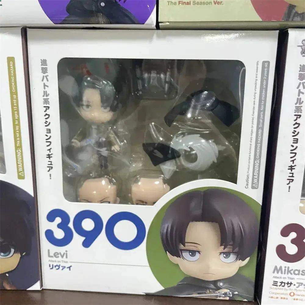Attack on Titans Chibi Cute Kawaii Anime Figures, Mikasa, Eren, Levi Ackerman, Erwin Smith, Hange Zoe, Reiner Braun Action Figurines PVC Toys Model 10 cm - ToylandEU