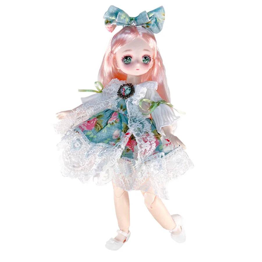 Attractive Anime Eyes 1/6 Bjd Dolls for Kids Girls Dress Up - ToylandEU