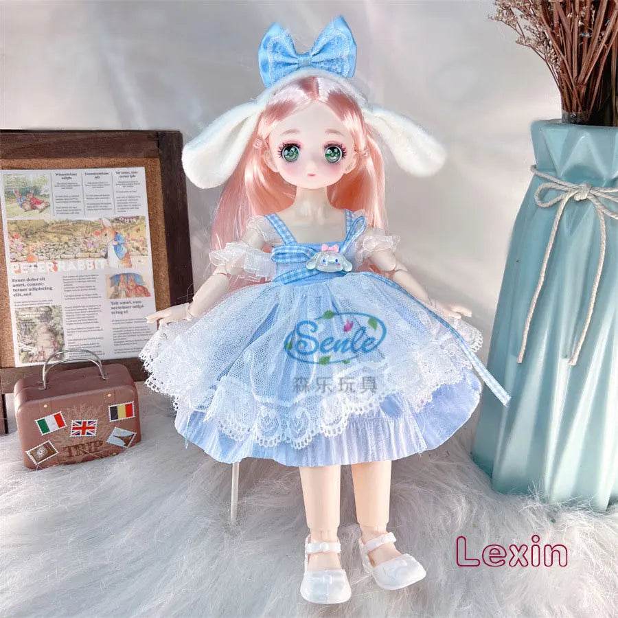 Attractive Anime Eyes 1/6 Bjd Dolls for Kids Girls Dress Up - ToylandEU