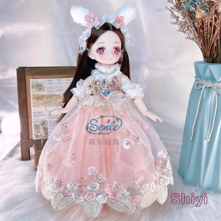 Attractive Anime Eyes 1/6 Bjd Dolls for Kids Girls Dress Up - ToylandEU