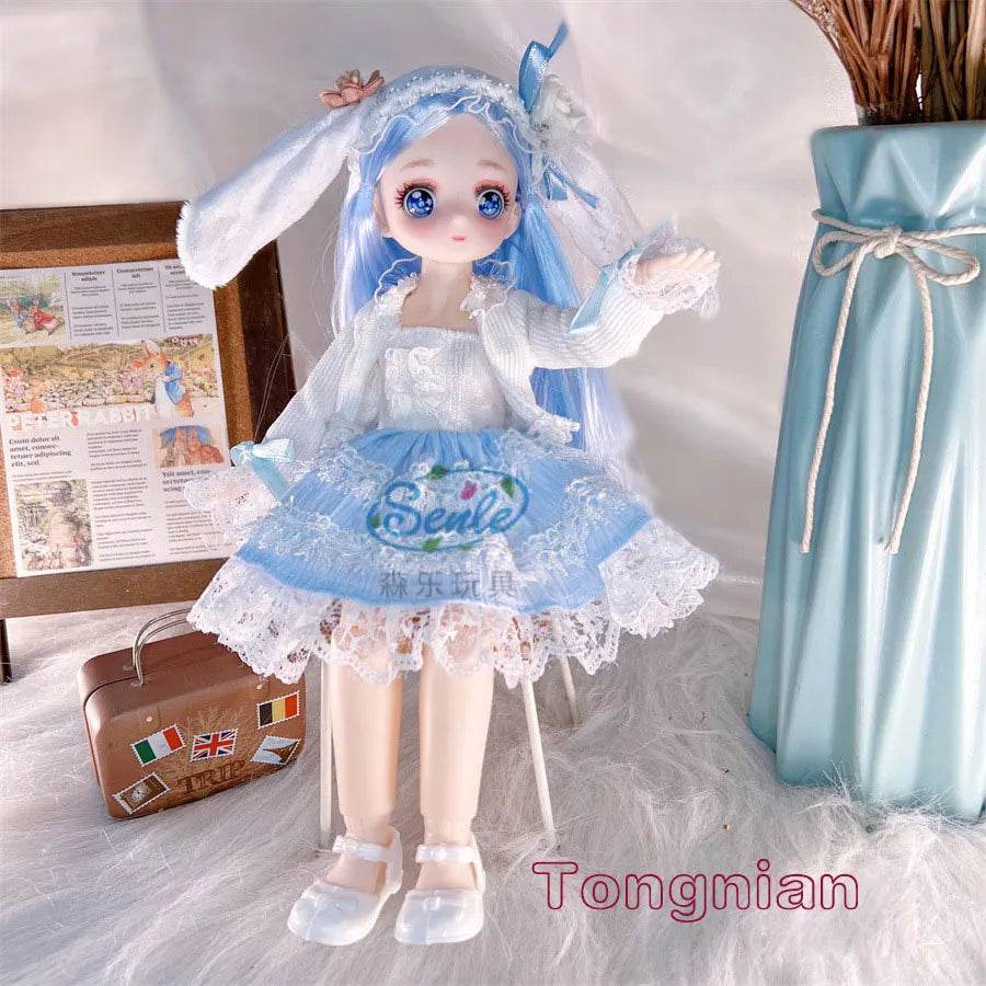 Attractive Anime Eyes 1/6 Bjd Dolls for Kids Girls Dress Up - ToylandEU