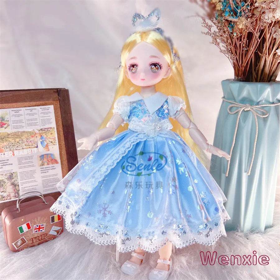 Attractive Anime Eyes 1/6 Bjd Dolls for Kids Girls Dress Up - ToylandEU