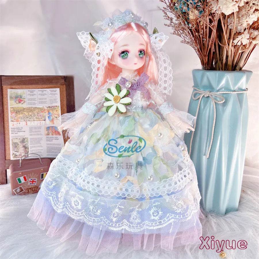 Attractive Anime Eyes 1/6 Bjd Dolls for Kids Girls Dress Up - ToylandEU