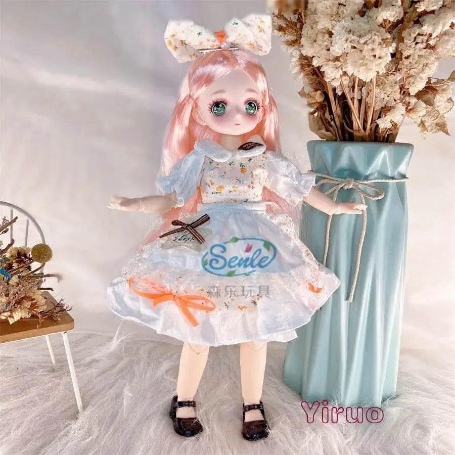  Attractive Anime Eyes Bjd Dolls 30cm with Dress Up -  ToylandEU™