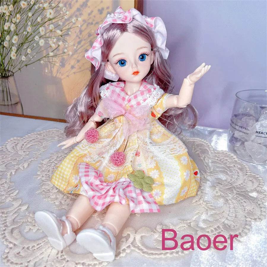 Attractive Eyes 1/6 Bjd Byte Dolls For Girls 30cm Dress Up - ToylandEU