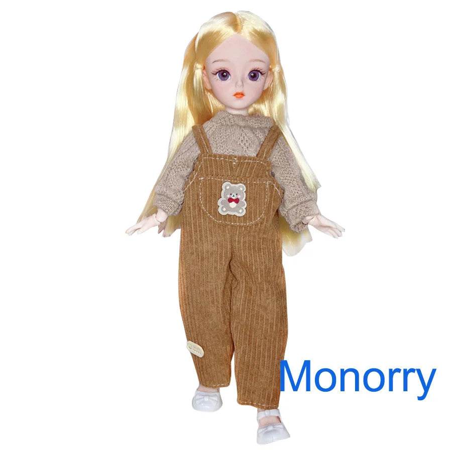 Attractive Eyes 1/6 Bjd Byte Dolls For Girls 30cm Dress Up - ToylandEU
