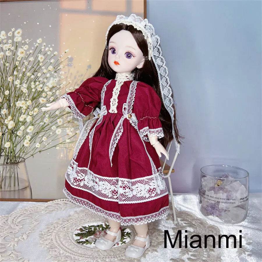 Attractive Eyes 1/6 Bjd Byte Dolls For Girls 30cm Dress Up - ToylandEU