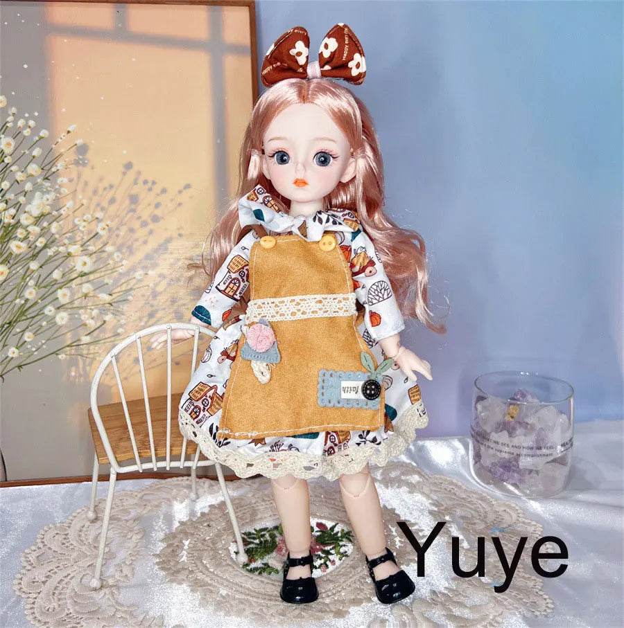 Attractive Eyes 1/6 Bjd Byte Dolls For Girls 30cm Dress Up - ToylandEU