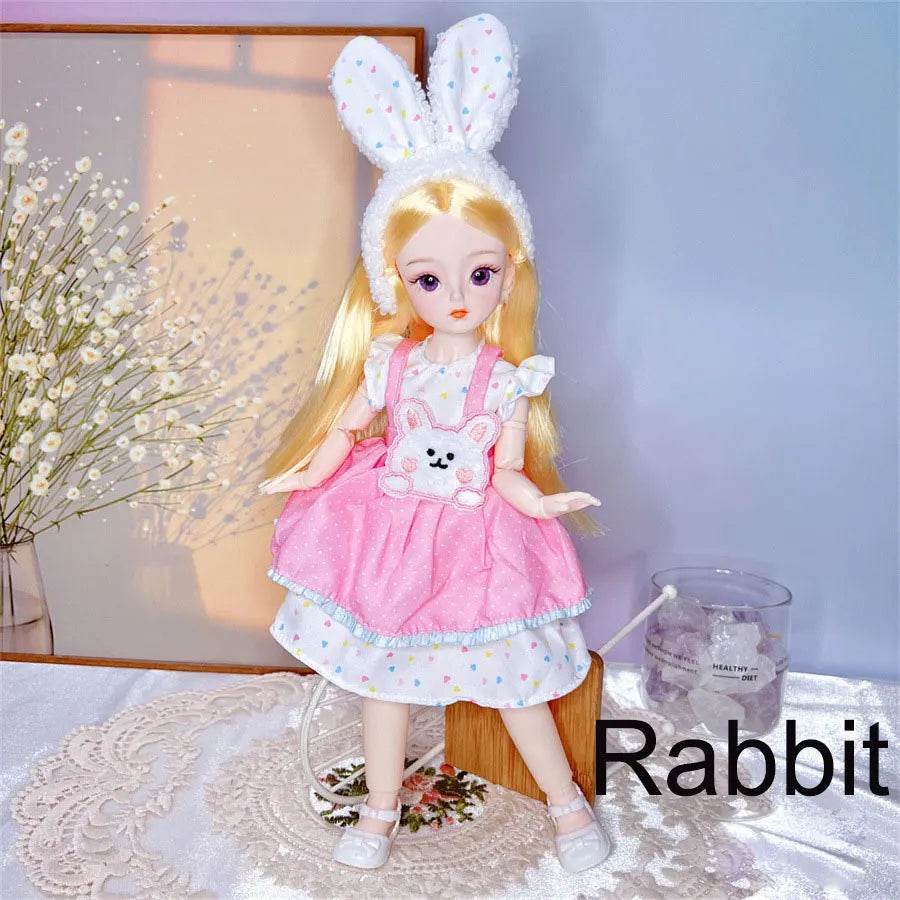 Attractive Eyes 1/6 Bjd Byte Dolls For Girls 30cm Dress Up - ToylandEU