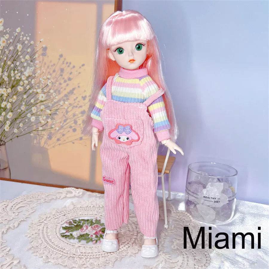 Attractive Eyes 1/6 Bjd Byte Dolls For Girls 30cm Dress Up - ToylandEU