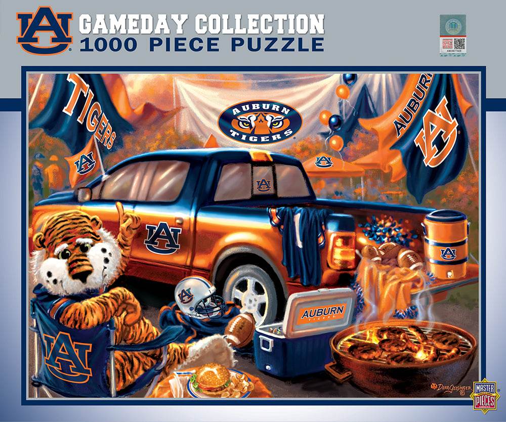 Auburn Tigers 1000 Piece Puzzle Gameday Design Order - ToylandEU