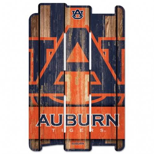 Auburn Tigers 11x17 Wood Fence Sign Made In USA By Wincraft - ToylandEU
