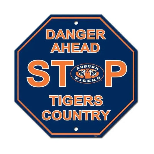  Auburn Tigers 12x12 Plastic Stop Style Sign Indoor Decor -  ToylandEU™