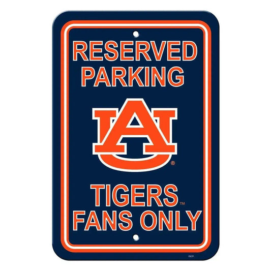  Auburn Tigers 12x18 Plastic Reserved Parking Sign Style CO -  ToylandEU™