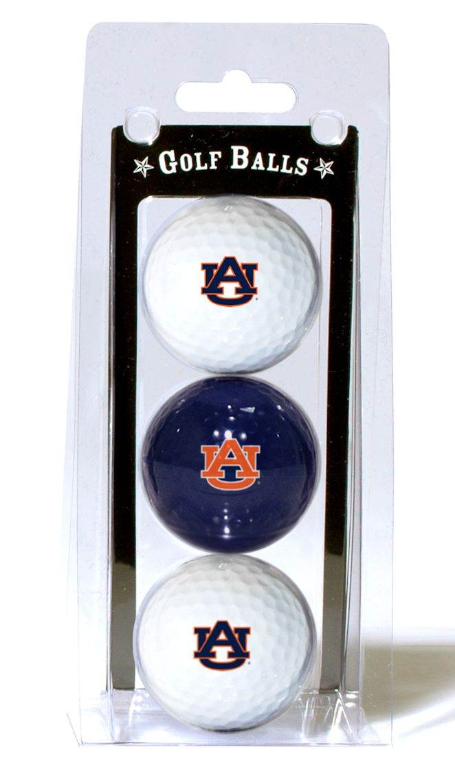 Auburn Tigers 3 Pack Golf Balls By Team Golf Special Order - ToylandEU