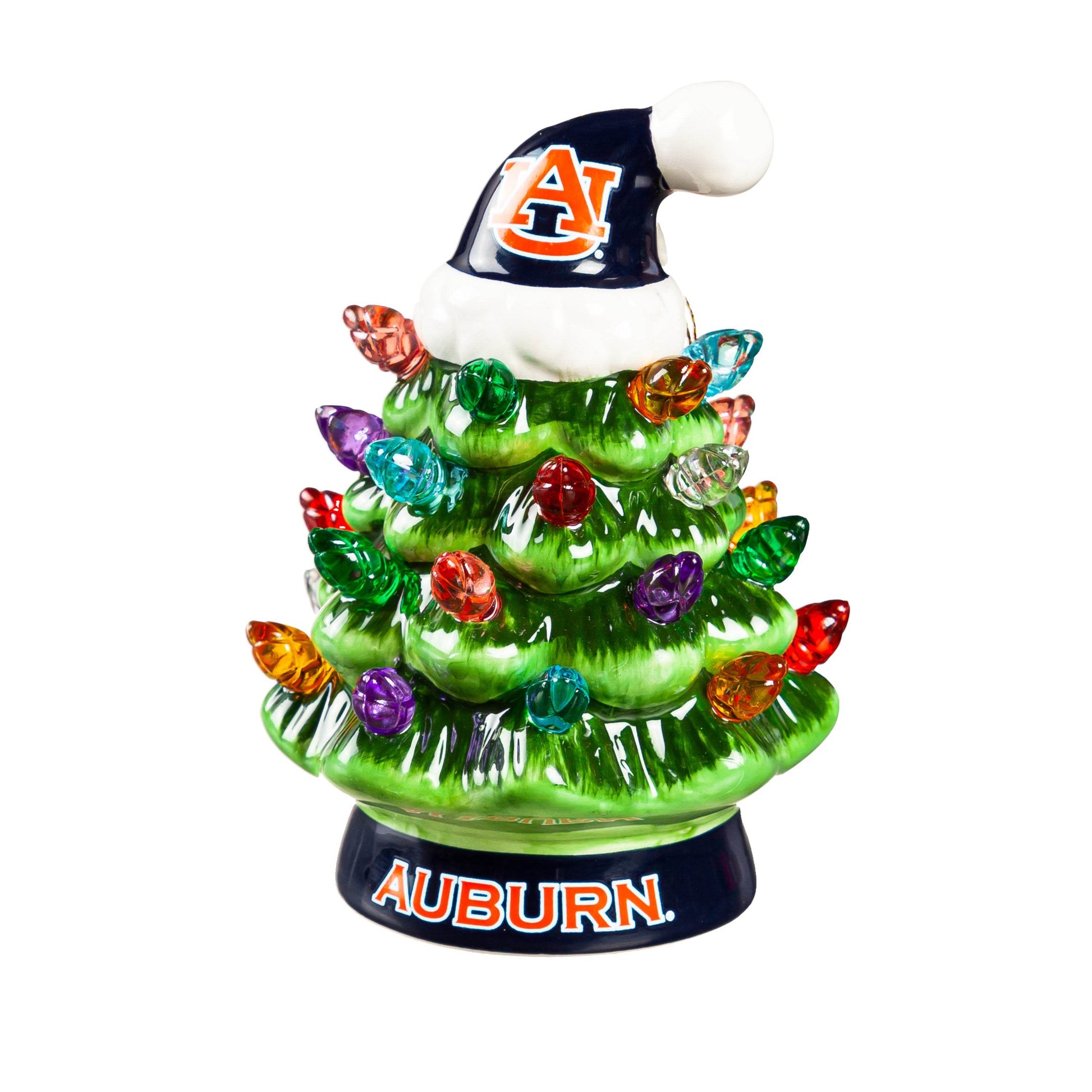 Auburn Tigers 4 Inch LED Christmas Tree Tabletop Decor - ToylandEU