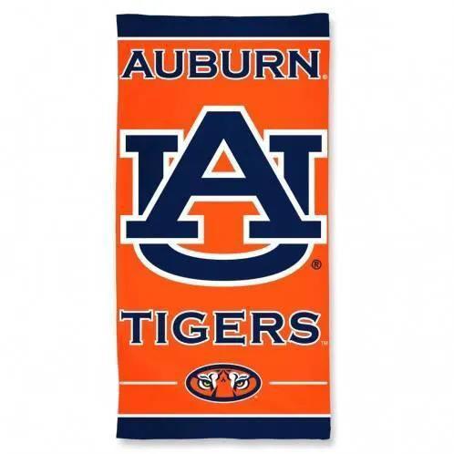  Auburn Tigers Beach Towel 30x60 Velour Front Terry Back -  ToylandEU™