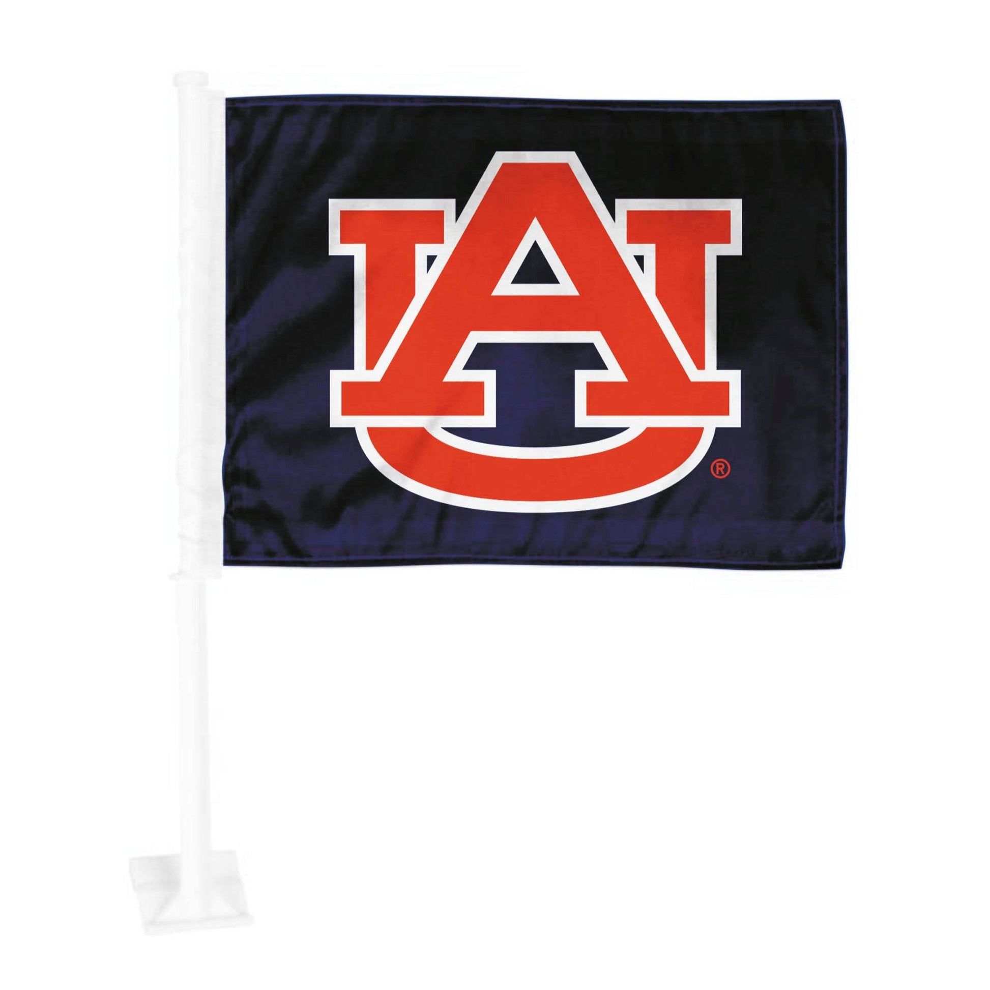 Auburn Tigers Car Flag With Primary Logo Nylon Clip - ToylandEU
