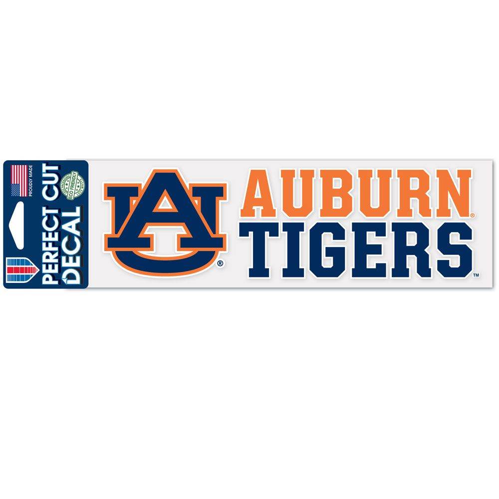 Auburn Tigers Decal 3x10 Perfect Cut Wordmark Color - ToylandEU