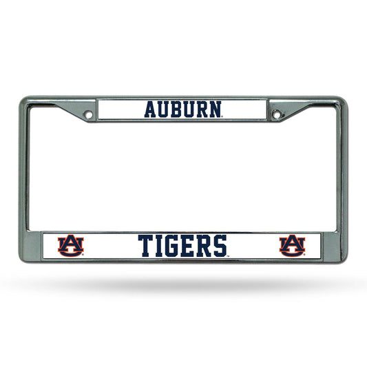 Auburn Tigers License Plate Frame Chrome - ToylandEU