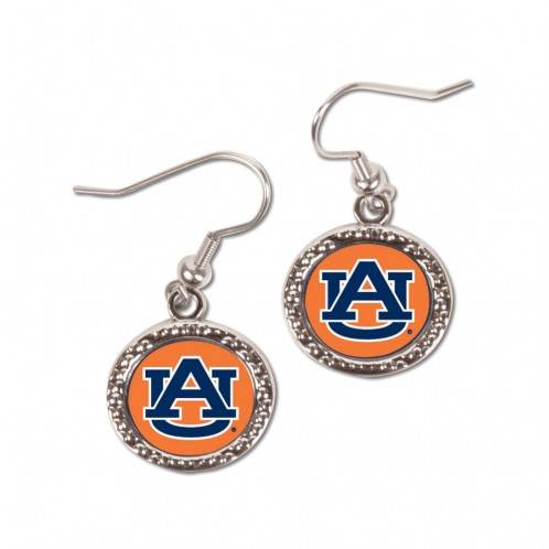 Auburn Tigers Logo Earrings Round Style Officially Licensed - ToylandEU