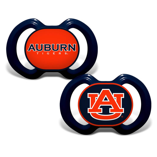 Auburn Tigers Official Pacifier 2 Pack Orthodontic BPA Free - ToylandEU