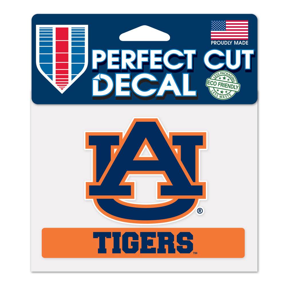 Auburn Tigers Perfect Cut Vinyl Decal 4.5x5.75 Color - ToylandEU