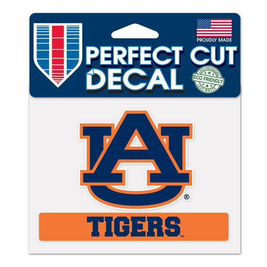 Auburn Tigers Perfect Cut Vinyl Decal 4.5x5.75 Color - ToylandEU