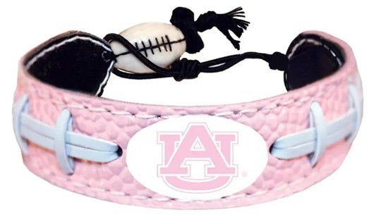  Auburn Tigers Pink Football Leather Bracelet Ceramic Bead -  ToylandEU™