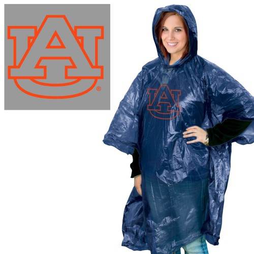 Auburn Tigers Rain Poncho One Size Fits Most Waterproof - ToylandEU