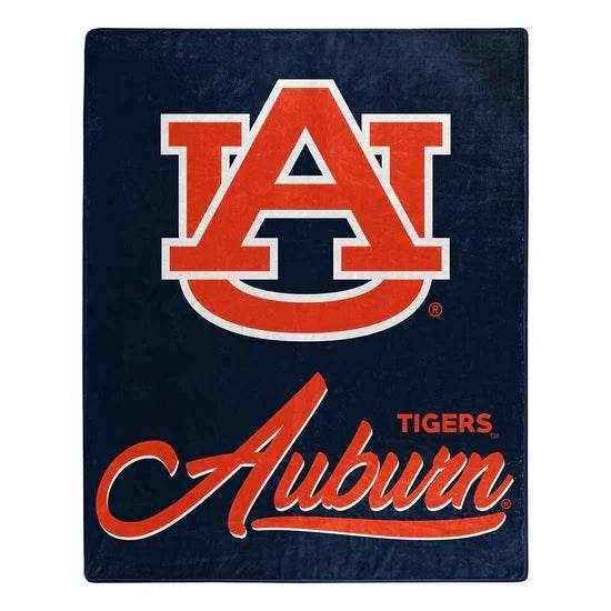 Auburn Tigers Raschel Blanket 50x60 Signature Design - ToylandEU