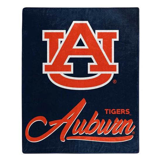 Auburn Tigers Raschel Blanket 50x60 Signature Design - ToylandEU