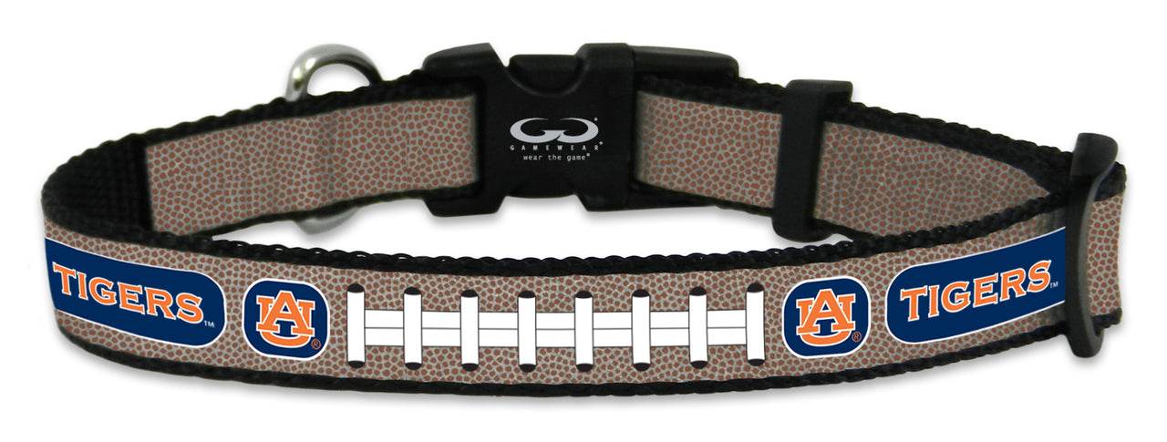 Auburn Tigers Reflective Football Pet Collar Toy Size - ToylandEU