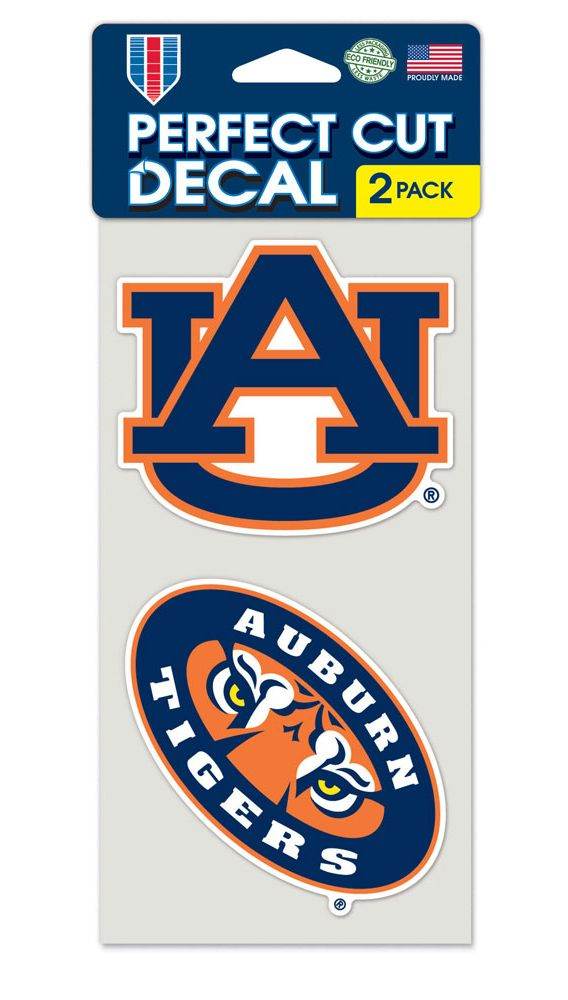 Auburn Tigers Set of 2 Die Cut Decals - ToylandEU