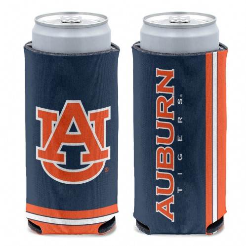 Auburn Tigers Slim Can Cooler Full Color Imprinted Foam - ToylandEU