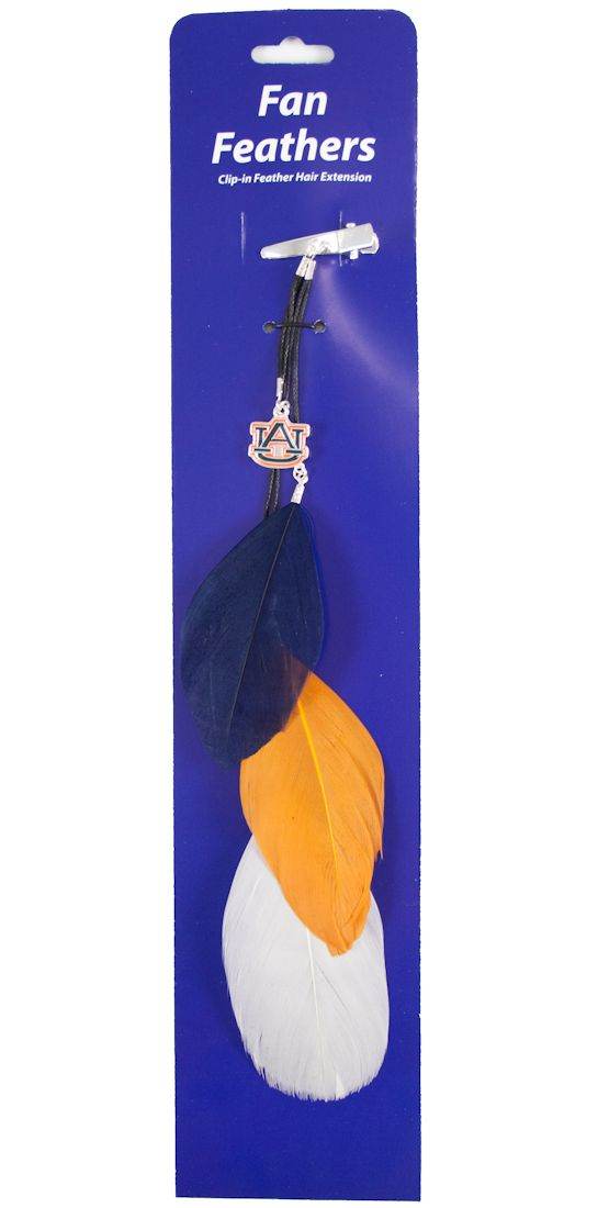 Auburn Tigers Team Color Feather Hair Clip CO - ToylandEU